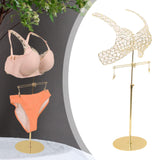 Maxbell Mannequin Underwear Bra Display Stand Sturdy Iron for Exhibition Mall Retail Gold