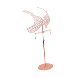 Maxbell Mannequin Underwear Bra Display Stand Sturdy Iron for Exhibition Mall Retail Rose Gold