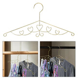 Maxbell Heart Clothes Hanger Space Saving Sturdy Coat Hanger for Dress Skirts Shirts