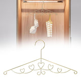 Maxbell Heart Clothes Hanger Space Saving Sturdy Coat Hanger for Dress Skirts Shirts
