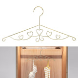 Maxbell Heart Clothes Hanger Space Saving Sturdy Coat Hanger for Dress Skirts Shirts