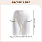 Maxbell Adult Hip Mannequin Model Hip Display Stand for Showcase Exhibition Swimwear White