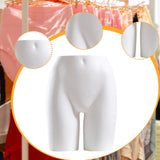 Maxbell Adult Hip Mannequin Model Hip Display Stand for Showcase Exhibition Swimwear White