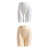 Maxbell Adult Hip Mannequin Model Hip Display Stand for Showcase Exhibition Swimwear White