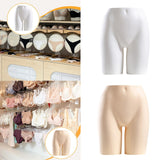Maxbell Adult Hip Mannequin Model Hip Display Stand for Showcase Exhibition Swimwear White
