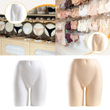 Maxbell Adult Hip Mannequin Model Hip Display Stand for Showcase Exhibition Swimwear White