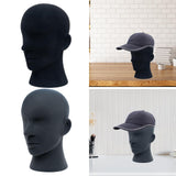 Maxbell Mannequin Head Sturdy Manikin Head for Retail Shop Shopping Mall Barber Shop Black