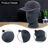 Maxbell Mannequin Head Sturdy Manikin Head for Retail Shop Shopping Mall Barber Shop Grey