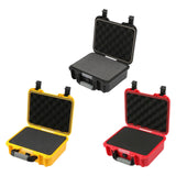 Maxbell Waterproof Hard Case Suitcase Tool Box for Microphone Instrument Electronics Black