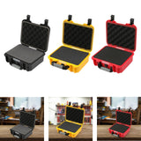 Maxbell Waterproof Hard Case Suitcase Tool Box for Microphone Instrument Electronics Black