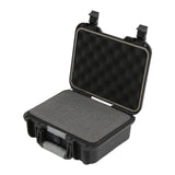 Maxbell Waterproof Hard Case Suitcase Tool Box for Microphone Instrument Electronics Black