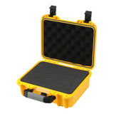 Maxbell Waterproof Hard Case Suitcase Tool Box for Microphone Instrument Electronics Yellow