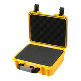 Maxbell Waterproof Hard Case Suitcase Tool Box for Microphone Instrument Electronics Yellow