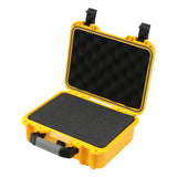 Maxbell Waterproof Hard Case Suitcase Tool Box for Microphone Instrument Electronics Yellow