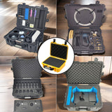 Maxbell Waterproof Hard Case Suitcase Tool Box for Microphone Instrument Electronics Yellow