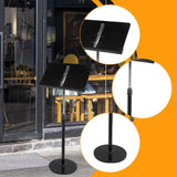 Sign Holder Stand Adjustable Floor Standing Poster Sign Stand for Book Shops