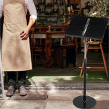 Sign Holder Stand Adjustable Floor Standing Poster Sign Stand for Book Shops