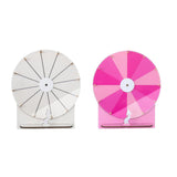 Maxbell Tabletop Prize Roulette Acrylic Rotating Wheel for Birthday Store Trade Show White