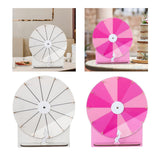 Maxbell Tabletop Prize Roulette Acrylic Rotating Wheel for Birthday Store Trade Show White