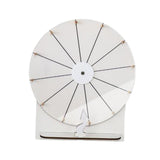 Maxbell Tabletop Prize Roulette Acrylic Rotating Wheel for Birthday Store Trade Show White