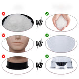 Maxbell Mannequin Head Wig Display Holder Hat Display Stand for Helmets Wigs Glasses Silver