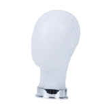 Maxbell Mannequin Head Wig Display Holder Hat Display Stand for Helmets Wigs Glasses Silver