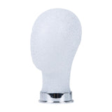 Maxbell Mannequin Head Wig Display Holder Hat Display Stand for Helmets Wigs Glasses Silver