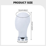 Maxbell Mannequin Head Wig Display Holder Hat Display Stand for Helmets Wigs Glasses Silver
