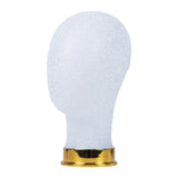 Maxbell Mannequin Head Wig Display Holder Hat Display Stand for Helmets Wigs Glasses Gold