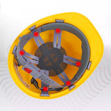 Maxbell Hard Hat Breathable Sturdy Construction Helmet for Outdoor Engineering Labor Yellow