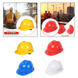Maxbell Hard Hat Breathable Sturdy Construction Helmet for Outdoor Engineering Labor Yellow