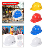 Maxbell Hard Hat Breathable Sturdy Construction Helmet for Outdoor Engineering Labor Yellow
