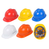Maxbell Hard Hat Breathable Sturdy Construction Helmet for Outdoor Engineering Labor Yellow