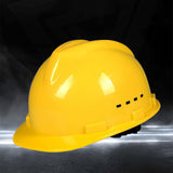 Maxbell Hard Hat Breathable Sturdy Construction Helmet for Outdoor Engineering Labor Yellow