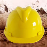 Maxbell Hard Hat Breathable Sturdy Construction Helmet for Outdoor Engineering Labor Yellow