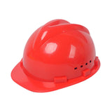 Maxbell Hard Hat Breathable Sturdy Construction Helmet for Outdoor Engineering Labor Red