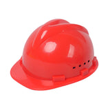 Maxbell Hard Hat Breathable Sturdy Construction Helmet for Outdoor Engineering Labor Red
