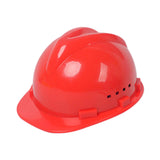 Maxbell Hard Hat Breathable Sturdy Construction Helmet for Outdoor Engineering Labor Red