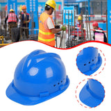 Maxbell Hard Hat Breathable Sturdy Construction Helmet for Outdoor Engineering Labor Blue