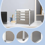 File Cabinet Locking Filing Organizer Document Storage Box for Office Supply