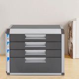File Cabinet Locking Filing Organizer Document Storage Box for Office Supply