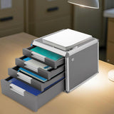 File Cabinet Locking Filing Organizer Document Storage Box for Office Supply