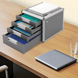 File Cabinet Locking Filing Organizer Document Storage Box for Office Supply