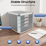 File Cabinet Locking Filing Organizer Document Storage Box for Office Supply