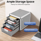 File Cabinet Locking Filing Organizer Document Storage Box for Office Supply