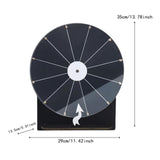 Maxbell Rotating Wheel for Prizes Erasable Roulette Wheel for Club Store Supermarket Black