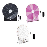 Maxbell Rotating Wheel for Prizes Erasable Roulette Wheel for Club Store Supermarket Black