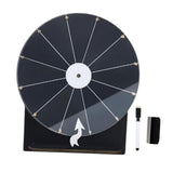 Maxbell Rotating Wheel for Prizes Erasable Roulette Wheel for Club Store Supermarket Black