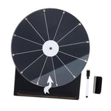 Maxbell Rotating Wheel for Prizes Erasable Roulette Wheel for Club Store Supermarket Black