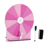 Maxbell Rotating Wheel for Prizes Erasable Roulette Wheel for Club Store Supermarket Pink
